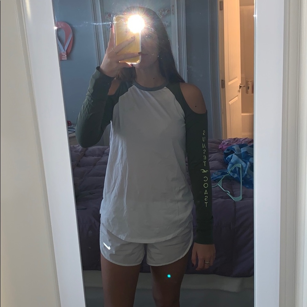 cold shoulder long sleeve